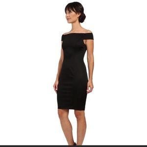 NWT Adrianna Papell off shoulder ottoman dress